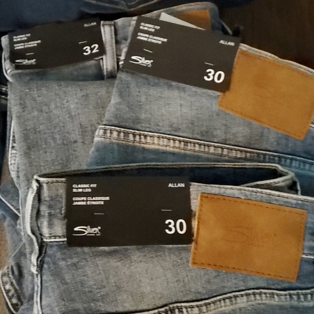 Silver Jeans Allan Classic Fit Slim Leg Jeans - Picture 2 of 7
